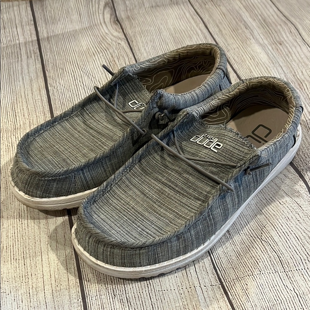 Gray Hey Dudes - Size Y5